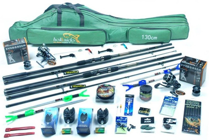 Zestaw Na Karpia Jaxon 2 Wędki 3,6m, 2 Kołowrotki, Dodatki, Torba