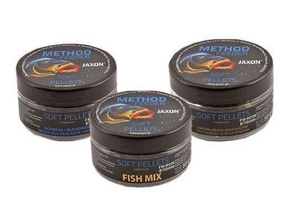 Jaxon Soft Pellets Method Feeder Białe Robaki - 50g / 8/10mm
