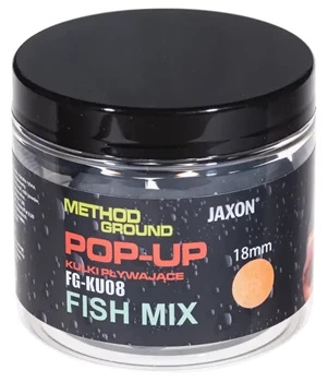 Kulki Pop-Up Jaxon Method Ground Fish Mix  50g / 18mm