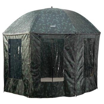 Jaxon Parasol Wędkarski Variant Camou z Pełną Osłoną - 290cm
