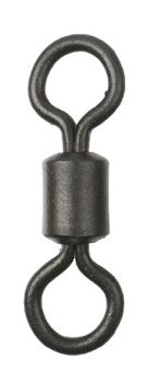 Mikado Krętlik Rolkowy Nr 2/0 Black Matt - 5szt.
