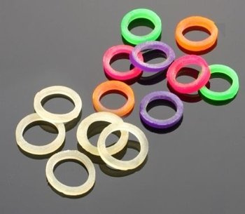 Mikado Bait Bands For Pellet Natural-3mm-Heavy-50x