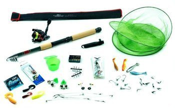 Zestaw Wędkarski Spinn-Grunt Wędka Katana 2,1m, Kołowrotek, Akcesoria