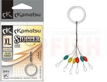Kamatsu Stopery Gumowe Kolor - L - 5 Pierścieni