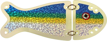 Flasher VK-SALMON 2 6.5" - 16.5 cm CHART/blue/green/yellow