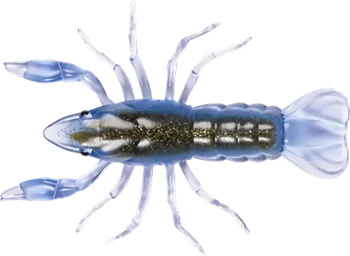 LIVE TARGET Rak / Raczek Niebieska/Zielona 7,1 cm - 1 szt. Tonący