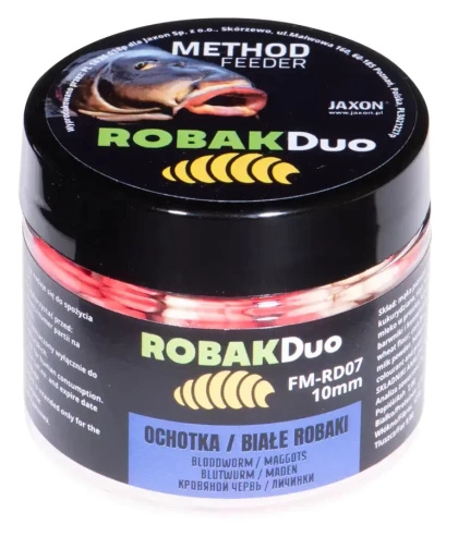 Worm Duo Bloodworm/White Worms 25g 10mm