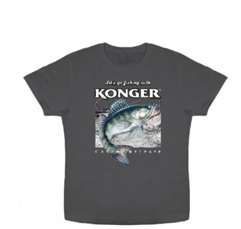 Konger Koszulka Wędkarska Sandacz - Rozmiar XL