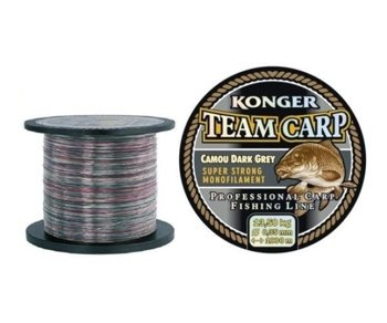 Konger Żyłka Team Carp Camou Dark Grey 0.20mm / 600m / 5,2kg