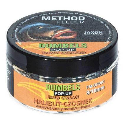 Jaxon Dumbels Duo Color Pop-Up Method Feeder Halibut/Czosnek - 30g - 8/10mm