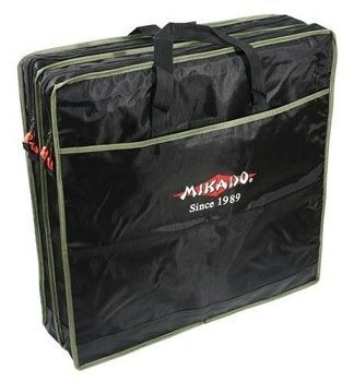 Mikado Nets Pouch - 2 Compartments Black and Green - 63x63x18cm