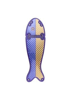 Flasher VK-SALMON 2 9.5" - 24 cm PURPLE/gold
