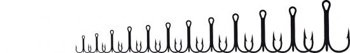 Jaxon Sumato Treble Hooks - 16 / Gun Black / 10x