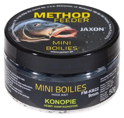 Mini Method Feeder Boilies Hemp 50g 9mm