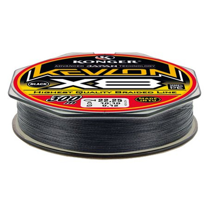 Plecionka KEVLON Black X8 0,30/300 KONGER
