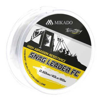 Mikado Przypon Strzałowy - Snag Leader  40lbs/0.50mm/80m