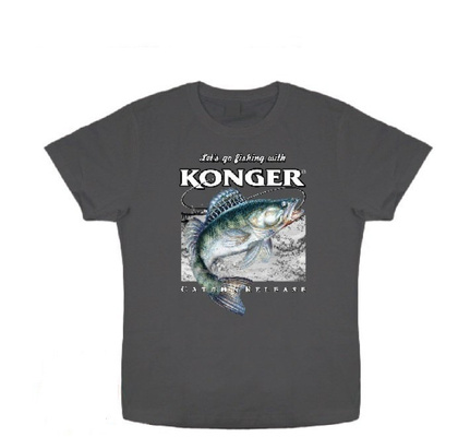 Konger Koszulka Wędkarska Sandacz - Rozmiar XL