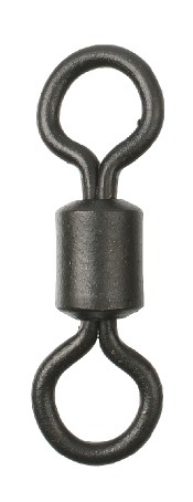 Mikado Krętlik Rolkowy Nr 2/0 Black Matt - 5szt.