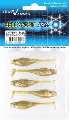 DRAGON Ripper Belly Fish PRO - 6cm - 5x