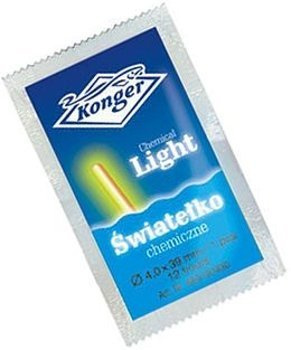 Konger Świetlik, Nasadka Świecąca 4mm - 2szt