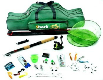 Zestaw Wędkarski Spinn-Grunt Wędka Katana, Kołowrotek, Pokrowiec, Akcesoria