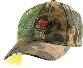Jaxon Cap With Flashlight - Camouflage - 5 led / 2xCR2032