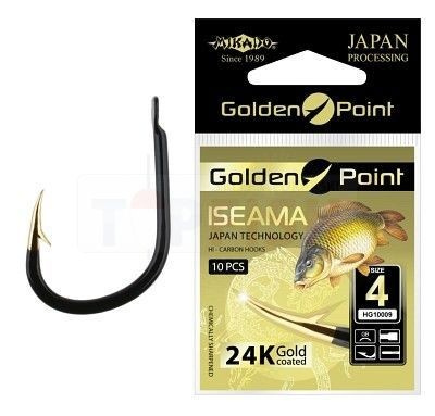 Mikado Hooks Gold Point - Iseama  4 - Black