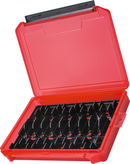 Pudełko na przynęty VERSUS Takoegi Stocker L 255x190x40 mm czerwone