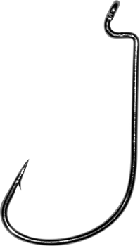 Mustad Hook Megabites Worm 37177 - 1/0 - 7 pcs.
