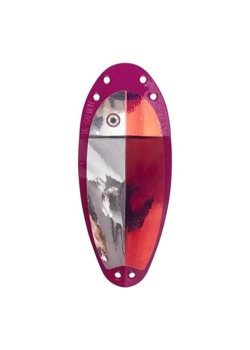 Flasher VK-SALMON 8" - 20 cm RED/rainbow/pearl
