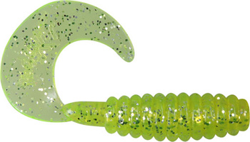 DRAGON V-Lures JUMPER 1,5"/3,5cm 5 szt. CHARTREUSE silver glitter