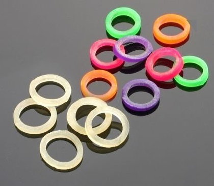Mikado Bait Bands For Pellet Color-5mm-EX.Heavy-50pcs