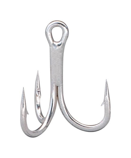 Owner Treble Hooks ST66TN - 2 - 7x - Silver