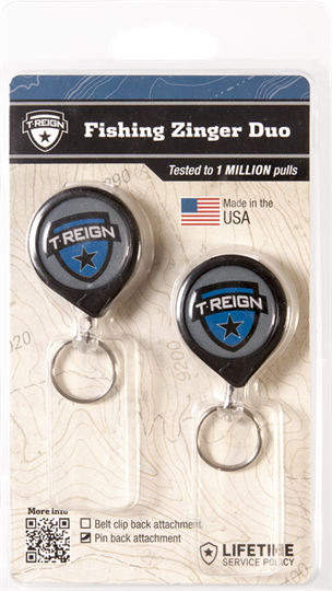 T-REIGN Retractable Gear Fishing Zinger Duo (2 stk.) 90cm / 25mm