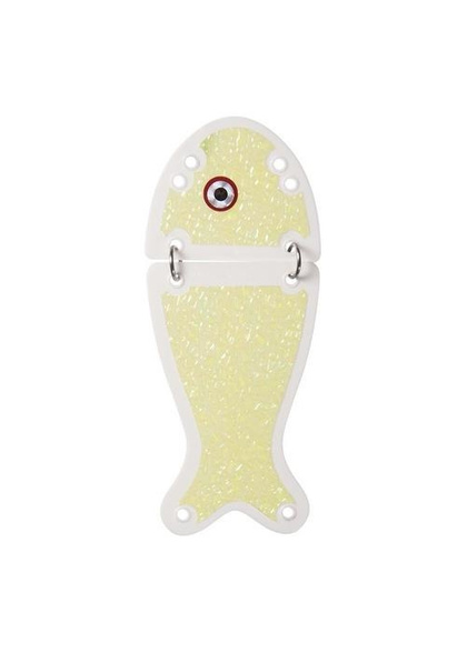 Flasher VK-SALMON 2  6.5" - 16.5 cm PEARL/glow crushed ice