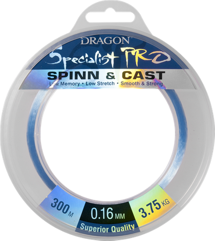 Dragon Żyłka Specialist Pro Spinn & Cast 0.18mm-4.90kg-300m