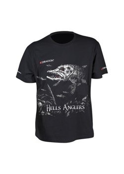 Dragon T-Shirt Hells Anglers Hecht - S