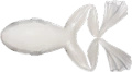 LIVE TARGET Freestyle Żabka/Żaba 2.0 Biały/Albino 6 cm - 1 szt.  Pływający
