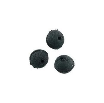 Jaxon Rubber Beads Black - 6mm
