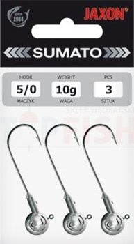 Jaxon Sumato Silver Jig Heads - 4 / 4,0g / 5x