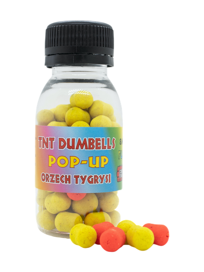 DUMBELLS POP-UP AQUA STAR 8 mm - Tiger Walnut