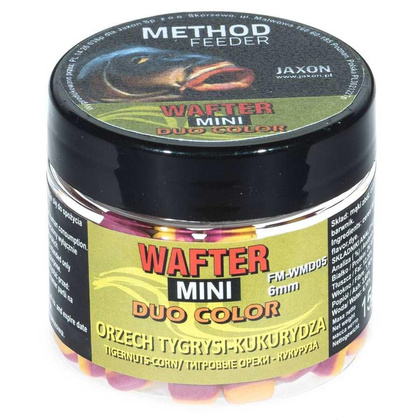 Jaxon Wafter Duo Mini Method Orzech Tygrysi/Kukurydza - 15g / 6mm