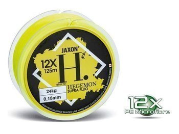 Jaxon Hegemon 12x Supra Fluo Braided Line - 0,18mm / 125m