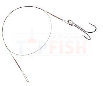 Mikado Przypon Stalowy z Podwójną Kotwicą 35cm-10kg-2x -Brąz