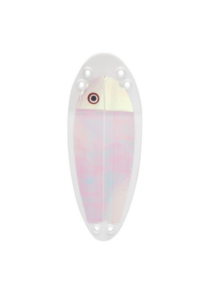 Flasher VK-SALMON  6" - 15 cm WHITE/glow/pearl