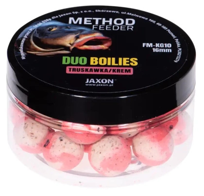Duo-Boilies Method Feeder Strawberry/Cream 40g 16mm
