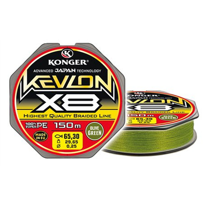 KEVLON Olive X8 0.16/150 KONGER braid