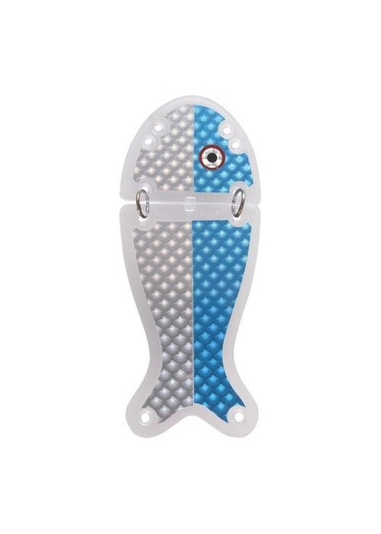 Flasher VK-SALMON 2  6.5" - 16.5 cm UV/blue/silver