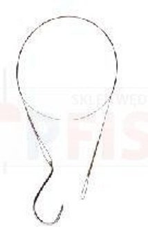 Mikado Leaders Steel Hook 1/0 30cm-10kg-2p -Brown