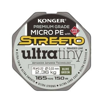 Konger Plecionka Streeto Ultra Tiny 0,03mm / 150m / 2,36kg